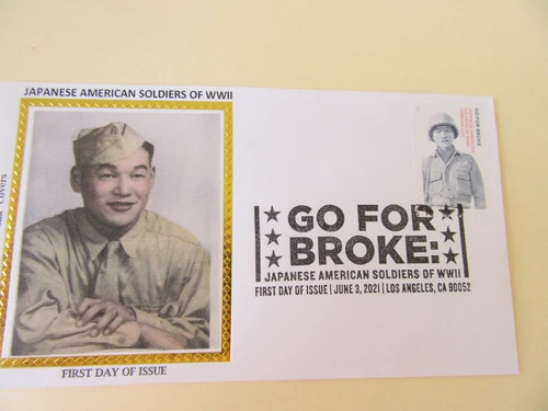 Japanese American Soldiers Of WWll Forever Stamp 2021 Fdc Sc#5593 Colorano (#1)