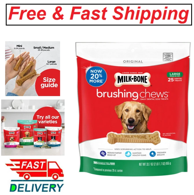 Are milk bone top brushing chews safe