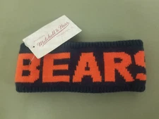 New Mitchell & Ness NFL Chicago Bears Headband.