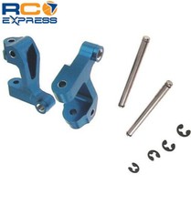 GPM Racing Losi Mini-T 1.0 Blue Aluminum Front Steering C-Hubs SMT019
