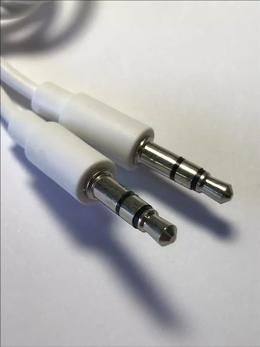 Double Ended 3.5mm Male Jack 3 Pole Aux IN Cable Connnect Wire Lead Cord