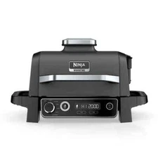 NINJA Woodfire 7-in-1 Outdoor Grill & Smoker 1760-Watt Grey Electric OG701