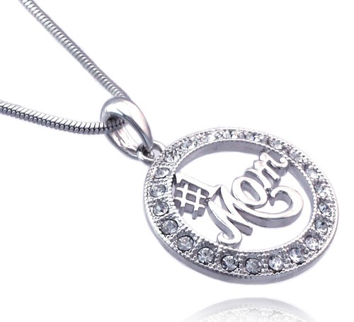 Number One #1 MOM Circle of Love Necklace Birthday Mother's Day Mom Wife Gift - 第 2/11 張圖片