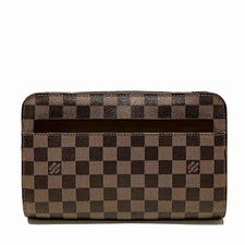Louis Vuitton Damier Saint N51993 Bag Clutch Second Unisex Used