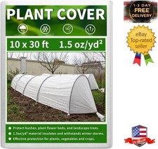 10X30Ft Plant Covers Freeze Protection, 1.5Oz/Yd² Frost Cloths, Plant Blanket fo