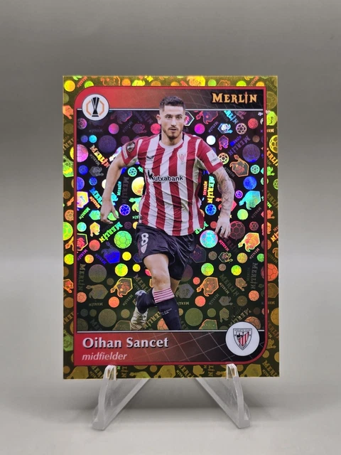 2024-25 Merlin UCC Oihan Sancet #110 Gold Vintage Refractor /3 Athletic Club