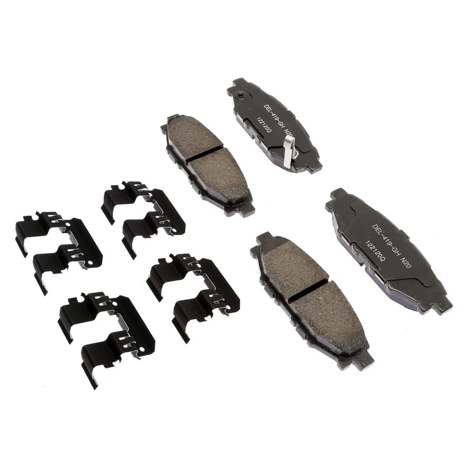 Pastillas de freno de disco traseras de cerámica ACDelco originales para Subaru Legacy/Outback 2005-2014 Foto 3 de 4