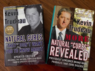 lot of 2..Natural Cures & More ''TheyDon't Want You To Know About''  Trudeau,Kevin