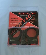 Accu-Tac 34mm - High Height - Precision Scope Rings w/ Bubble Levels HSR-340 USA
