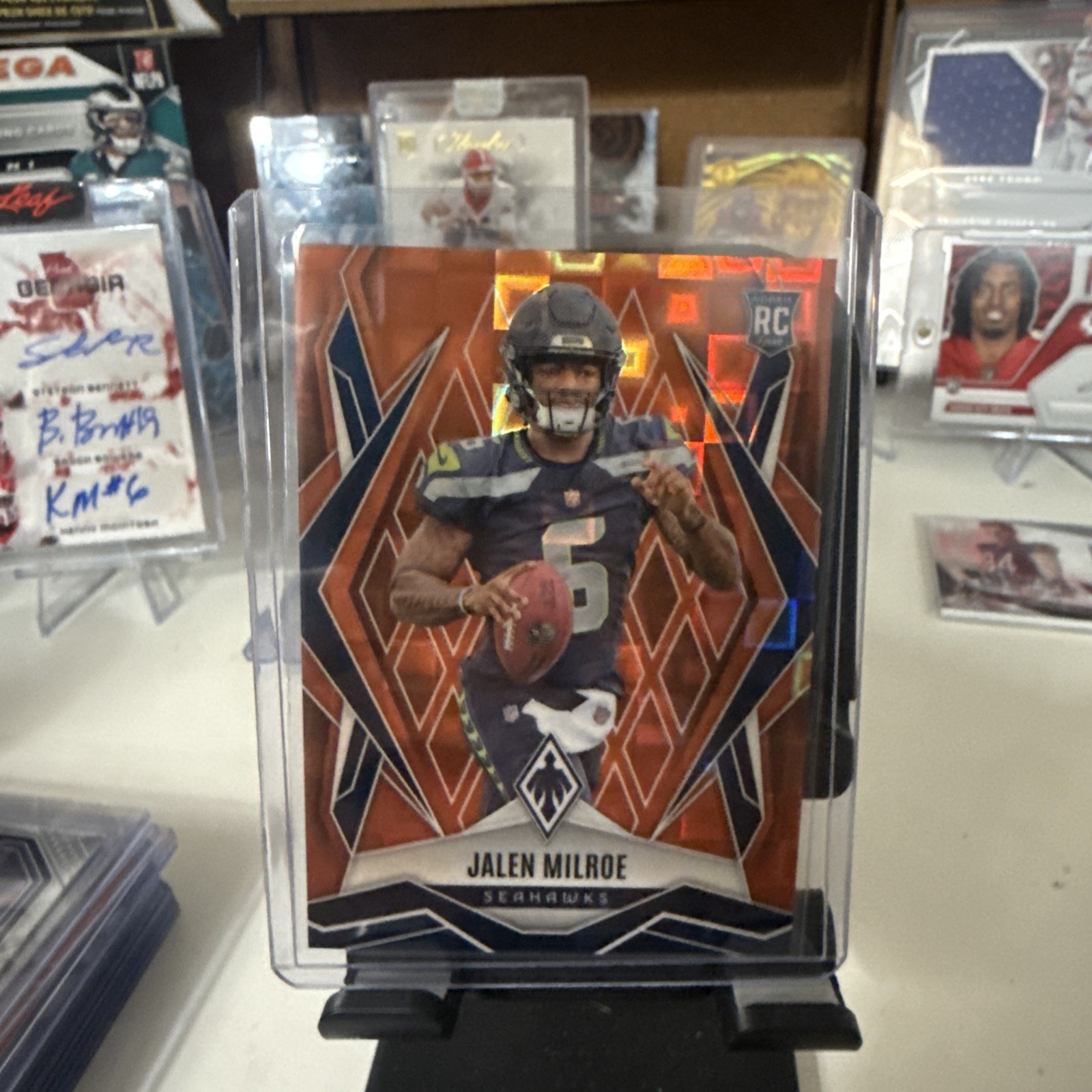 2025 Panini Phoenix #151 Jalen Milroe Orange Pandora Prizm #/189