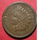 1883 US Indian Head Cent! VG/FINE! Old US Coin!