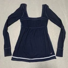 Vintage Y2K Hollister Bella Swan Babydoll Cami Top Size L Navy Blue