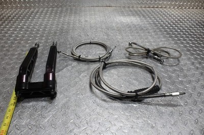 2009 HARLEY-DAVIDSON DYNA SUPER GLIDE CUSTOM FXDC DMR HANDLEBAR RISERS CABLES
