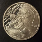 1 oz Silver Hunter/Buffalo Round .999 Fine