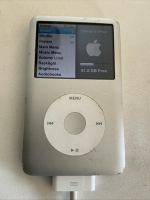 Apple iPod Classic シルバー 160GB 2009late Apple iPod Classic 6th Gen (Late 2009) Silver - 160GB - Model