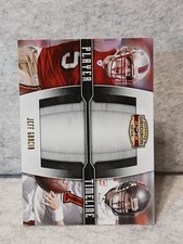 JEFF GARCIA 2008 Donruss Gridiron Gear Player Timeline#PT-22 Gold 073/500 49er's