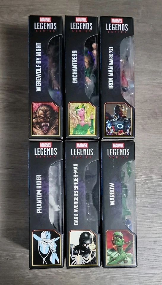 ML Phantom Rider, Spider man,Warbow, Werewolf by night,Enchantress, Iron man 6pk - Image 4 of 4