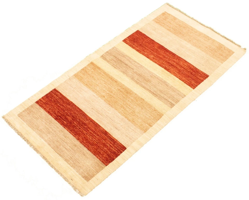 Beige 3'3" x 6'6" Hand-knotted Oriental Carpet Traditional Wool Area Rug - Image 3 of 4