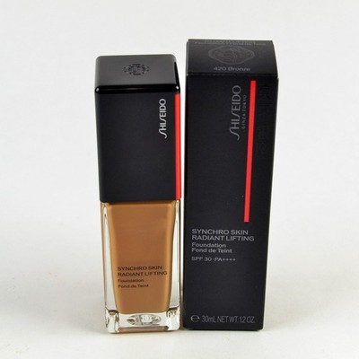 Shiseido Synchro Skin Radiant Lifting SPF30 PA++++ Foundation 420 BRONZE