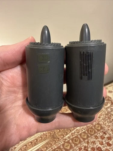 Vintage 1983 Hasbro GI Joe Skystriker Set of 2 Black Engines ARAH Part thruster