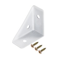 4 StüCk Winkel Eckwinkel 38 Mm X 38 Mm Stahlstreben VerbindungsstüTze Weiß