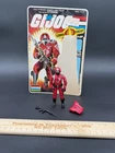 Vintage GI Joe Crimson Guard 1985 100% Complete Variant Back Pack Full Card Back