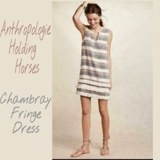 Anthropologie Holding Horses Shift Dress Sz 6
