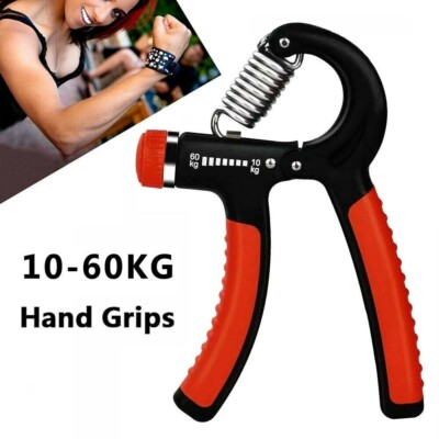 #ad #ad Hand Grip Strength Power Trainer Gripper Strengthener Adjustable Gym Exerciser $4.88