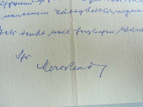 Jurist Otto MERCKENS (1878-1962): 2 Briefe BAD EILSEN 1958 und 1960 an Thorner - Bild 9 von 11
