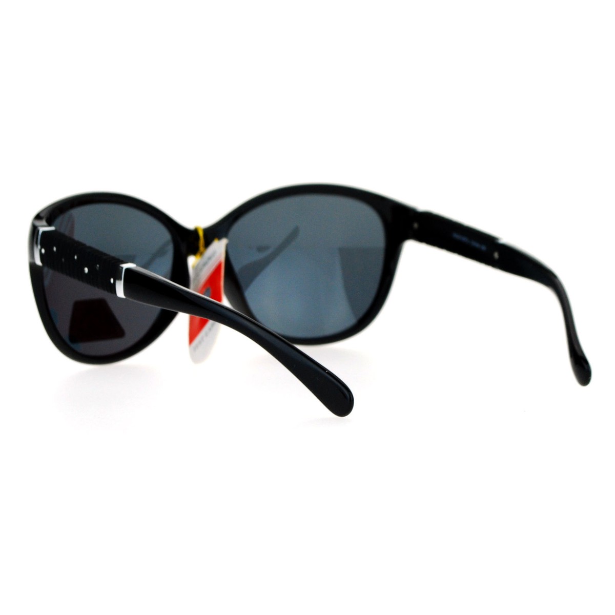 TAC Polarized Lens Womens Sunglasses Round Cateye Rhinestone  display picture 1