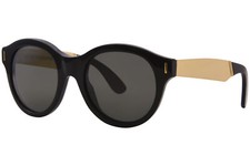 RetroSuperFuture Mona Francis 2RI/R F16 Sunglasses Women's Black/Gold/Grey 54mm