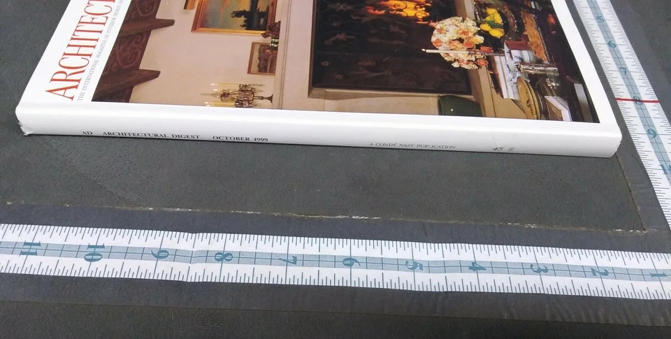 Architectural Digest Magazine English Tailoring Oct 1999 Hearsts Other Castle - Image 3 of 4