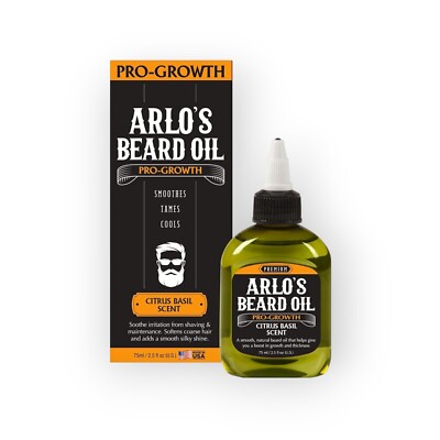 Arlo's Beard Oil Pro-Growth Citrus Basil 75ml