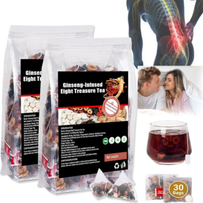 Ginseng-infused Eight Treasure Tea Kidney Ginseng Wolfberry Mulberry Health 750g