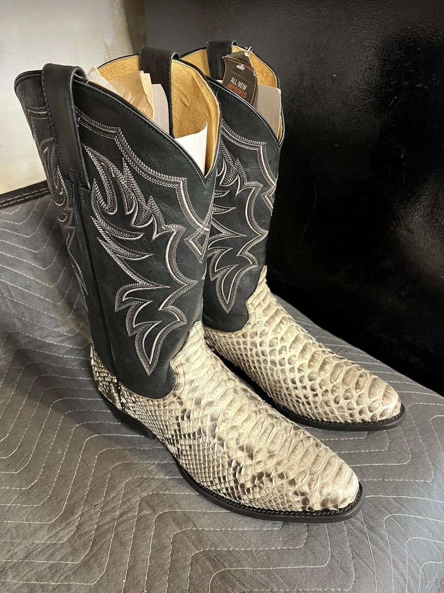 White python cheap boots