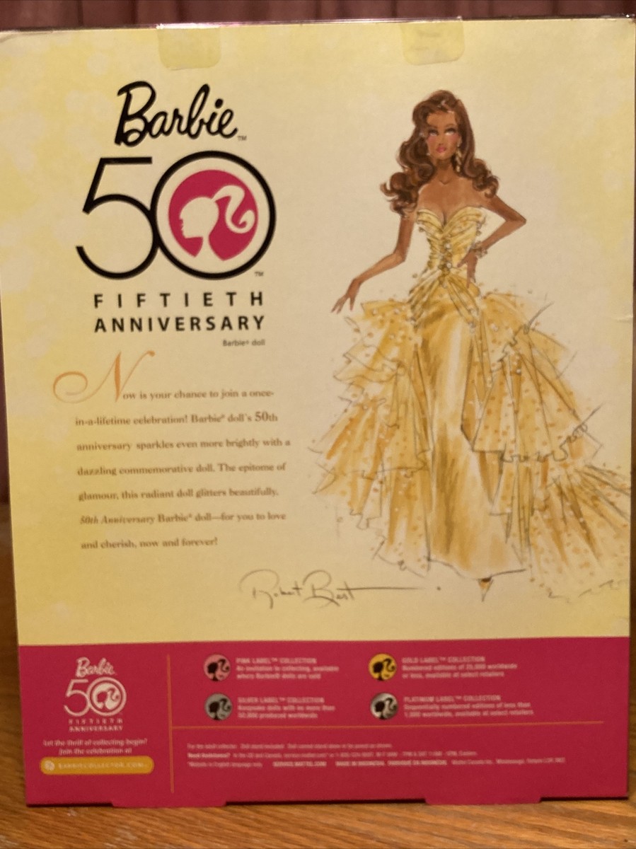 バービー Collector Edition 50TH アニバーサリー バービー Collector Edition 50TH アニバーサリー Mattel 50th