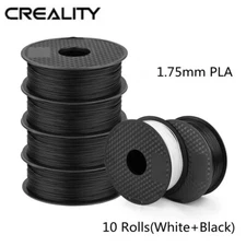 Creality 3D Ender Printer 1.75mm PLA Filament Bundles 10KG Black+White US