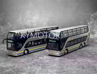 Asia star 1:64 Beijing Public Transport City Tour Bus 1 2 line Diecast Model Car