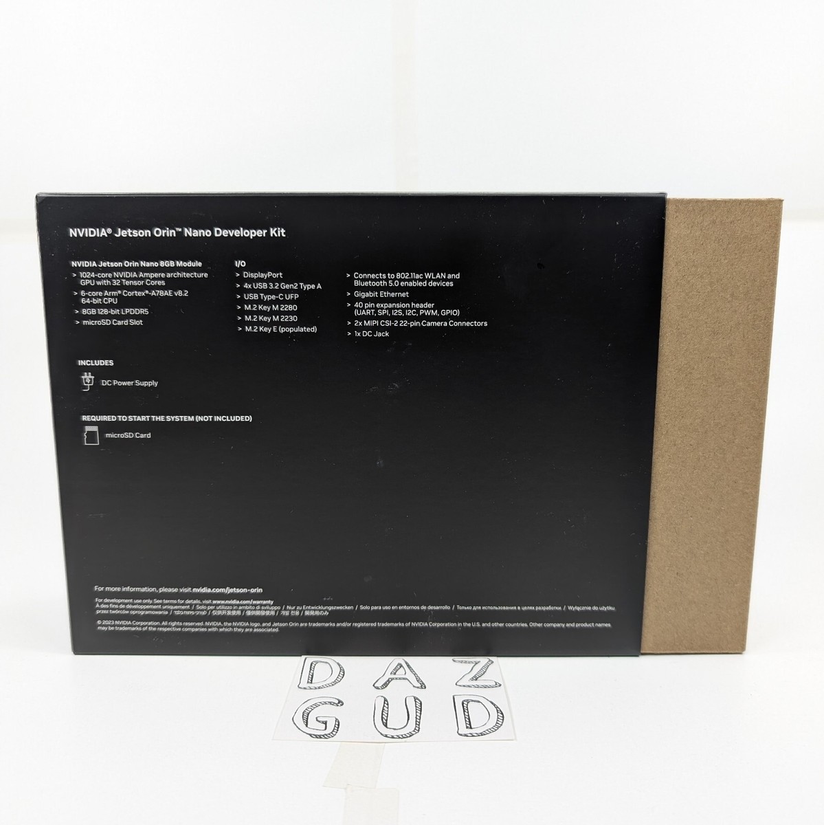 NVIDIA Jetson Orin Nano Super 8GB RAM Developer Kit 1024-core