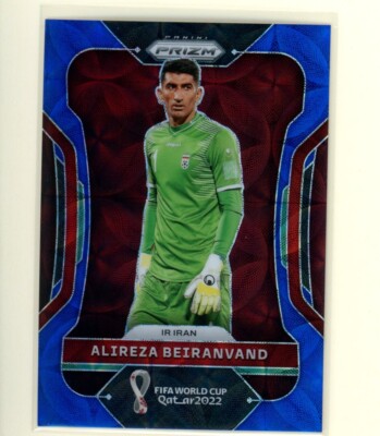 2021-22 Prizm World Cup Qatar Alireza Beiranvand Blue Choice Prizm