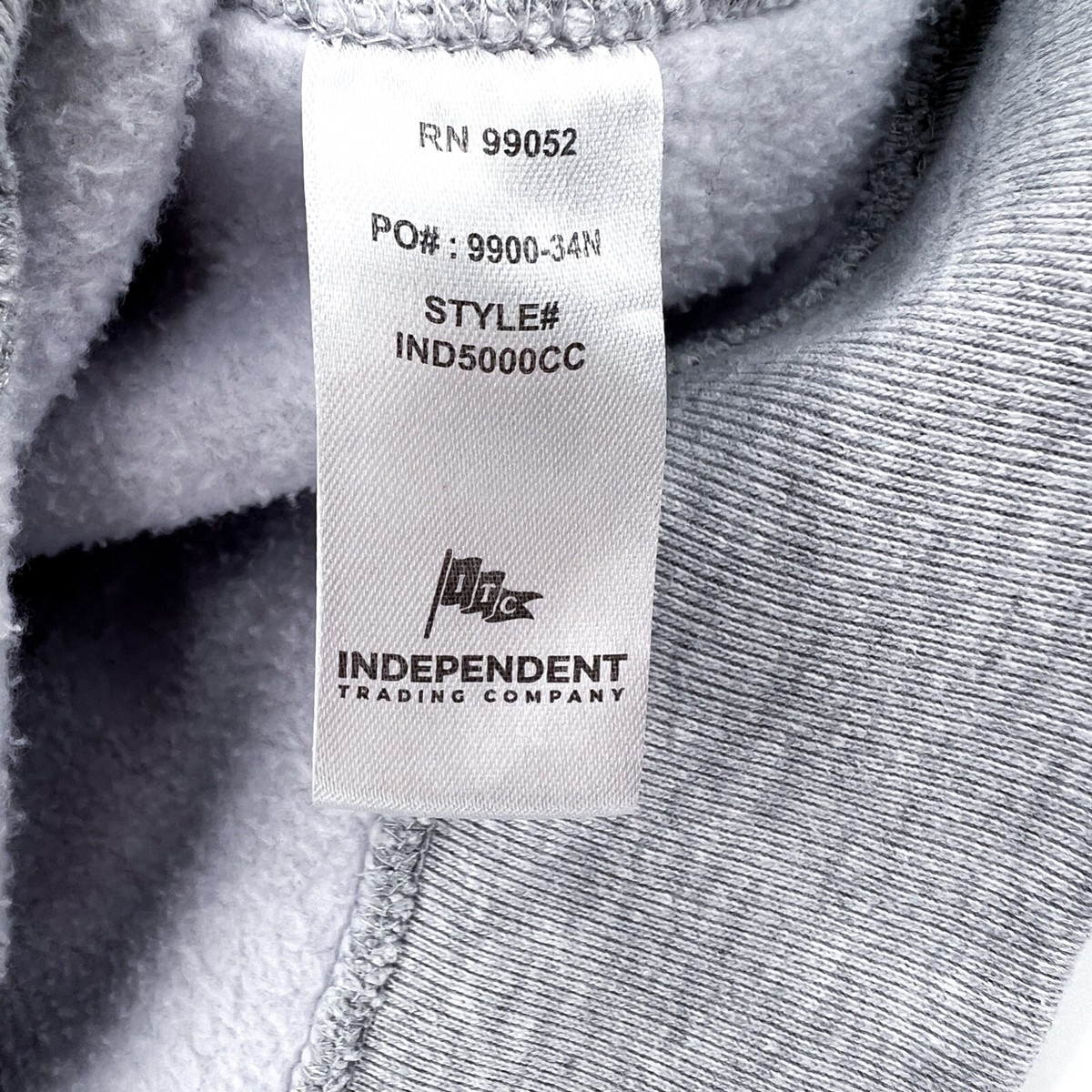 Alltimers Sweater Mens Medium Gray Embroidered Stamped Crew