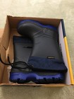 Kamik Kids snow boots SNOKONE black with cobalt sole, US size 13 EUR size 31 — photo 3