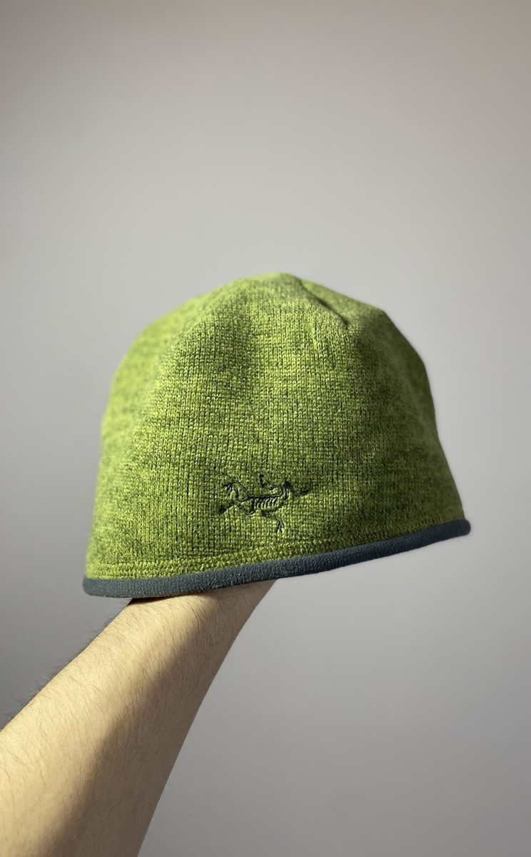 廃盤 arc'teryx polartec beanie Arc'teryx Polartec Zip Pocket Bird Fleece Beanie Hat Green
