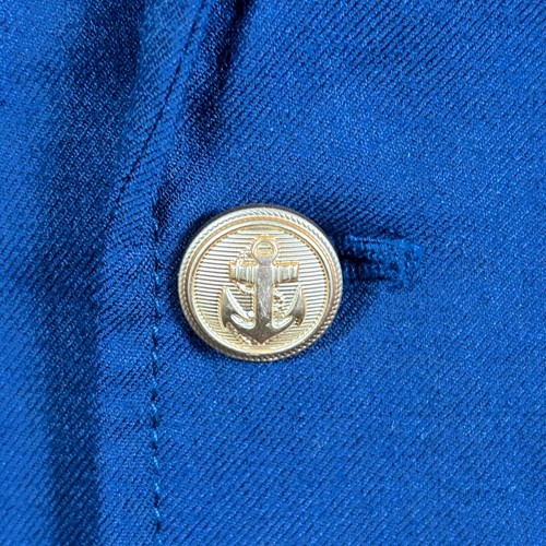 J.Crew Crewcuts Thompson Kids’ Legacy Blazer Boy’s 16 Navy Blue Gold Buttons NWT - Picture 7 of 12