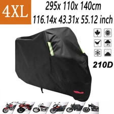 XXXXL 4XL Motorcycle Cover Waterproof Rain Snow UV Protector For Harley Davidson