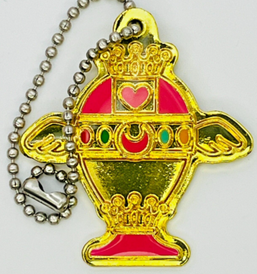 Porte-clés Sailor Moon Rainbow Moon Chalis - Métal, Bandai, Occasion, Fabriqué Au Japon, Collector