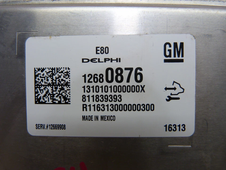 Chevrolet Malibu 2017 2018 motor módulo de computadora ecu ecm 12669908 12680876 OEM Foto 2 de 4