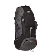 Karrimor Camping Hiking Bobcat 65L Backpack Bergen Rucksack - Black/Ashphalt