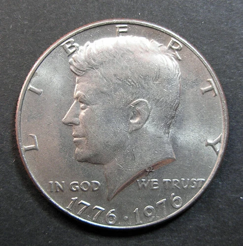 Photo of a 1976-P Kennedy Half Dollar from an eBay listing that sold on Jul 19, 2026