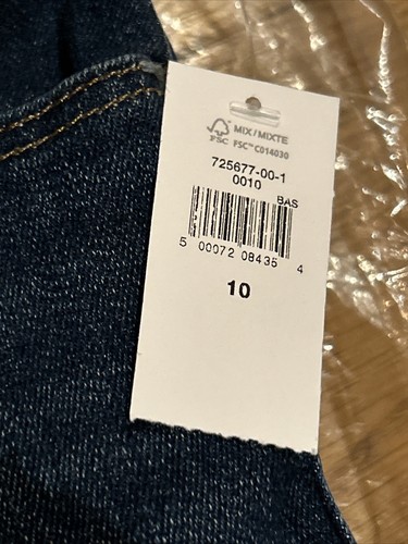 Gap girls mid rise super skinny Jeans with adjustable waistband - Size 10 - NWT - Picture 6 of 14
